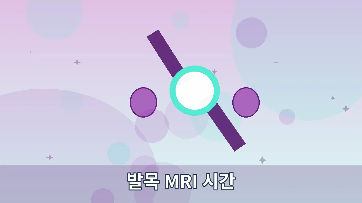 발목 MRI 시간 안내 이미지 5